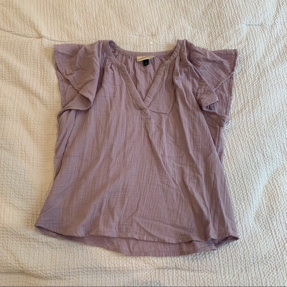 Universal threads purple blouse